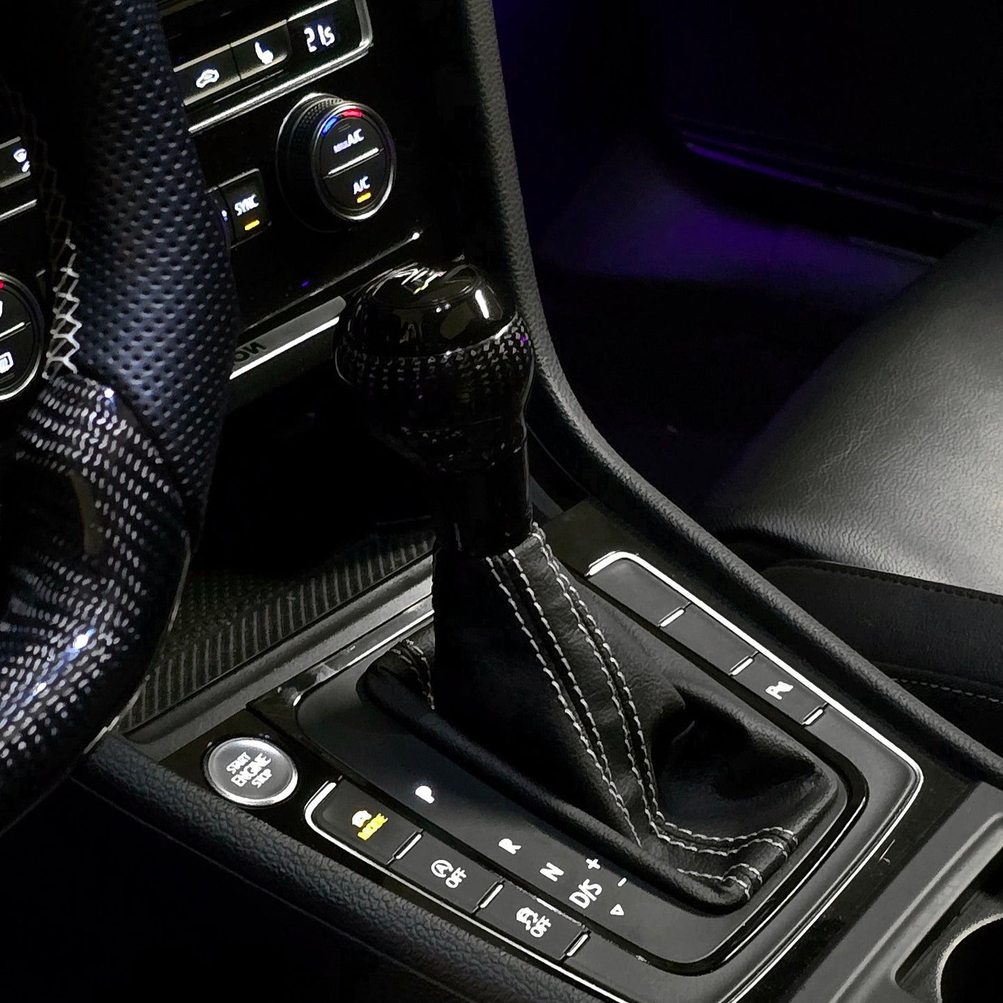 Noriva Carbonschaltknauf | Passend für Golf 7 / 7.5