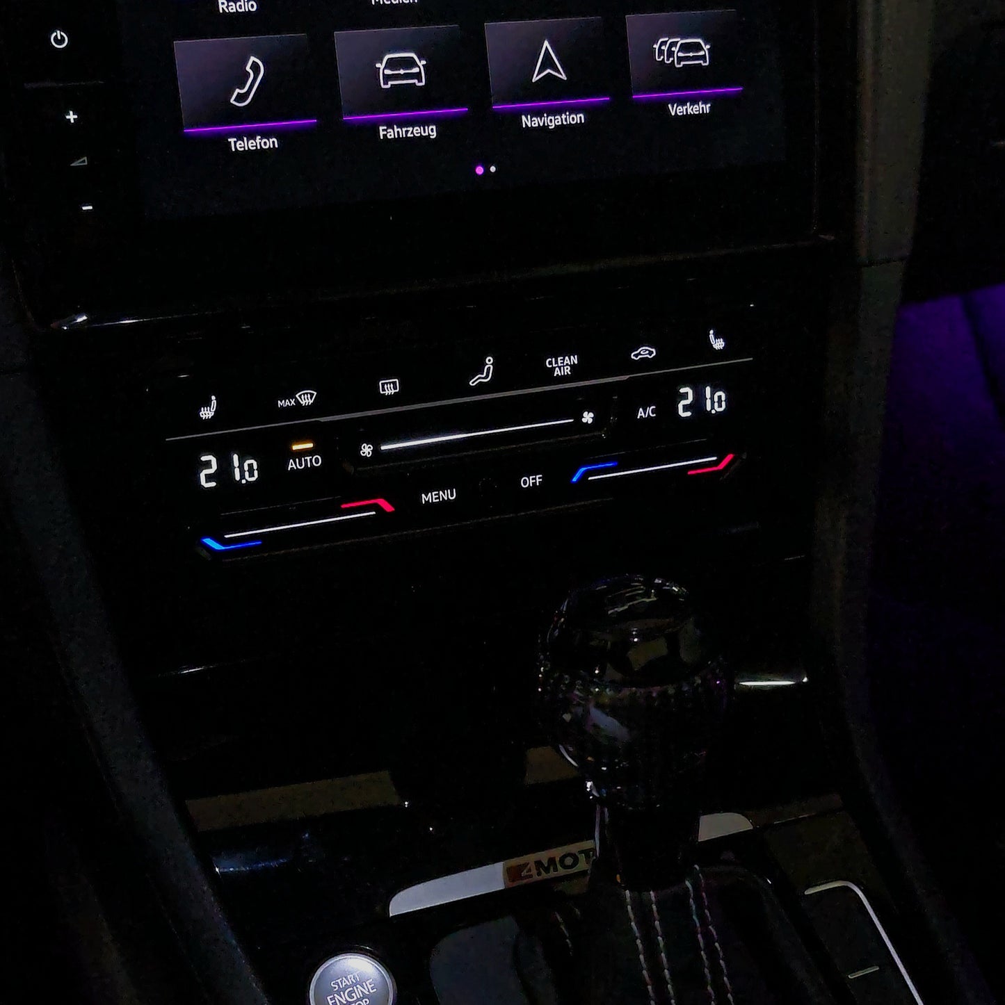 Noriva Touch-Klimabedienteil | Passend für Golf 7 / 7.5