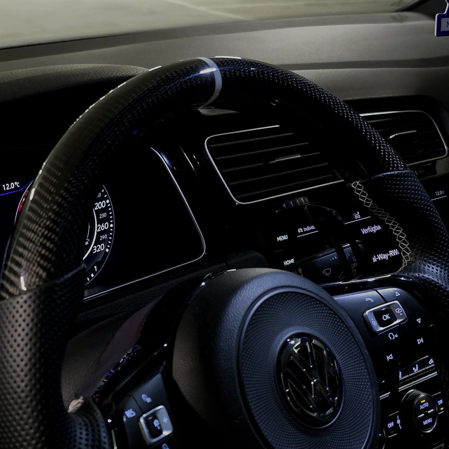 Noriva Carbonlenkrad | Passend für Golf 7 / 7.5